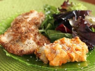 Coconut-Almond Crusted Tilapia