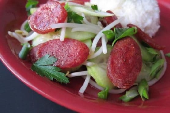 Thai Sausage Salad recipe