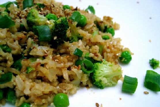 Cauliflower, Brown Rice, and Vegetable Fried Rice recipe