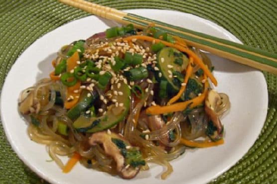 Chapchae (Korean Stir-Fried Noodles) recipe
