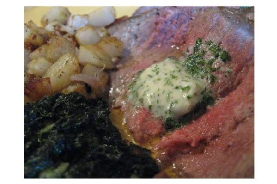 New York Strip With Beurre Maitre D'hotel recipe