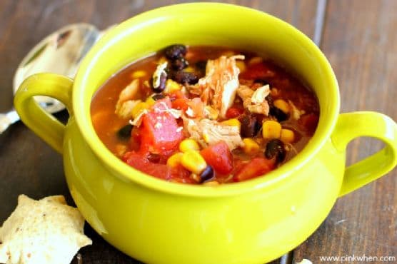 Slow Cooker Chicken Taco Soup recipe