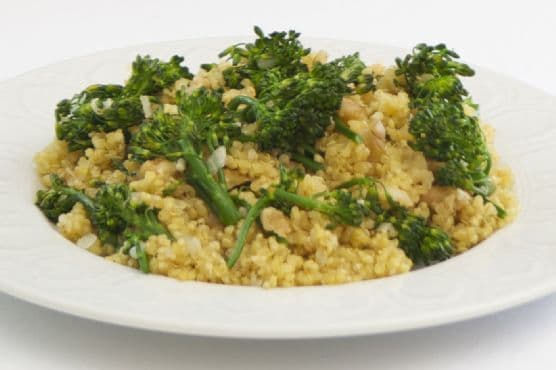 Broccolini Quinoa Pilaf recipe