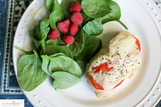 Basil Infused Balsamic Oven Baked Chicken recipe